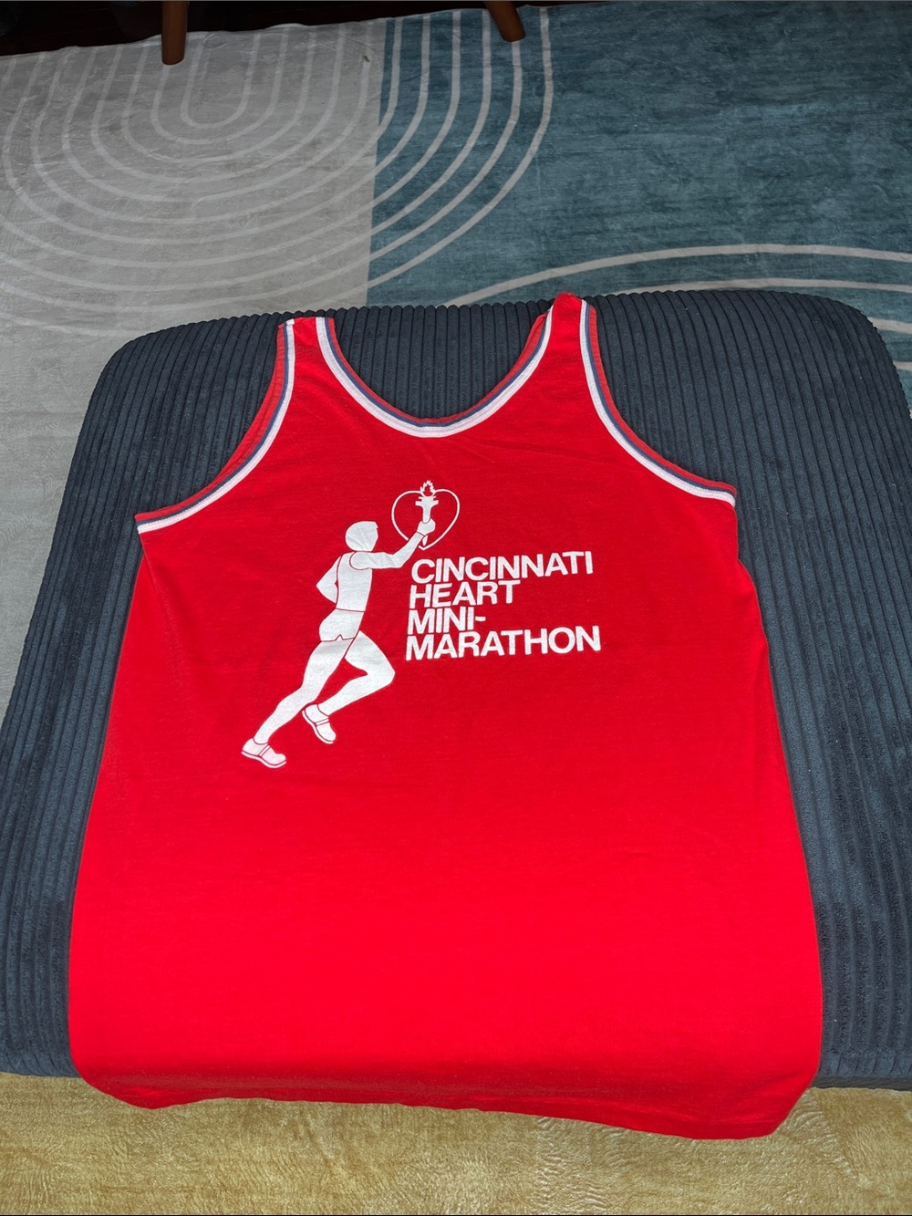 Cincinnati Heart Mini-Marathon Red Running Tank